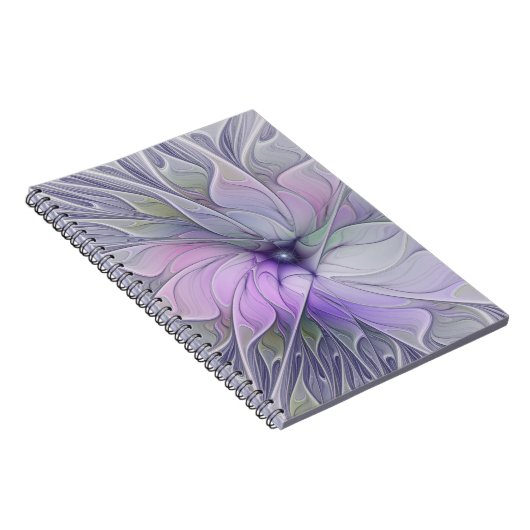 Atemberaubende Schönheit Modernes Abstraktes Frakt Notizblock (Rechte Seite)