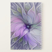 Atemberaubende Schönheit Modernes Abstraktes Frakt Notizblock (Rückseite)