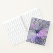 Atemberaubende Schönheit Modernes Abstraktes Frakt Notizblock (Innenseite)