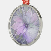 Atemberaubende Schönheit Modernes Abstraktes Frakt Ornament Aus Metall (Links)