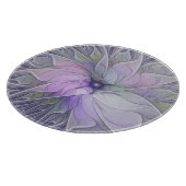 Atemberaubende Schönheit Modernes Abstraktes Frakt Schneidebrett (Ecke)