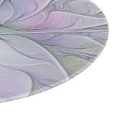 Atemberaubende Schönheit Modernes Abstraktes Frakt Schneidebrett (Ecke)