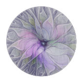 Atemberaubende Schönheit Modernes Abstraktes Frakt Schneidebrett (Vorderseite)