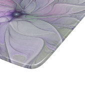 Atemberaubende Schönheit Modernes Abstraktes Frakt Schneidebrett (Ecke)