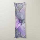 Atemberaubende Schönheit Modernes Abstraktes Frakt Seitenschläferkissen (Rückseite (Vertikal))