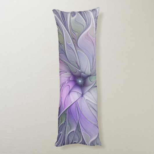 Atemberaubende Schönheit Modernes Abstraktes Frakt Seitenschläferkissen (Rückseite (Vertikal))