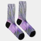 Atemberaubende Schönheit Modernes Abstraktes Frakt Socken (Rechts)