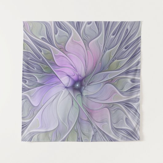 Atemberaubende Schönheit Modernes Abstraktes Frakt Wandteppich (Vorderseite (Horizontal))