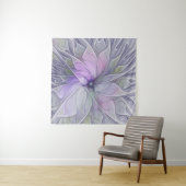 Atemberaubende Schönheit Modernes Abstraktes Frakt Wandteppich (Beispiel (Horizontal))