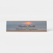 Atemberaubende Schreibtischnamensplatte Schreibtischnamensplakette (Vorderseite )