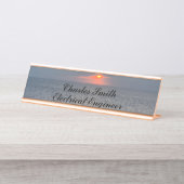 Atemberaubende Schreibtischnamensplatte Schreibtischnamensplakette (Vorderseite )