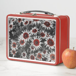 Atemberaubende Schwarz-Mit Augen Susans Metall Brotdose