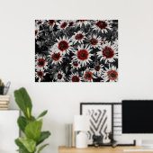 Atemberaubende Schwarz-Mit Augen Susans Poster (Heimbüro)