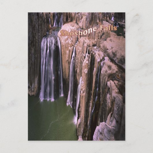 Atemberaubende Shoshone Falls in Idaho, Postcard Postkarte (Vorderseite)