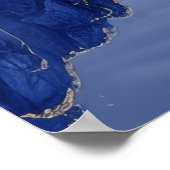 Atemberaubende Sicht auf die Bergwelt Poster (Ecke)
