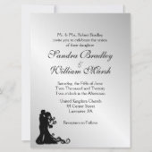 Atemberaubende Silberhochzeit Einladung (Vorderseite)