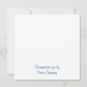 Atemberaubende "Silver" Snowflake Ferienkarte Karte (Rückseite)