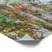 Atemberaubende Soča Napolen-Brücke, Slowenien Poster (Ecke)