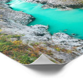 Atemberaubende Soča Napolen-Brücke, Slowenien Poster (Ecke)