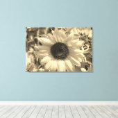 Atemberaubende Sonnenblume Leinwanddruck (Insitu (Holzboden))