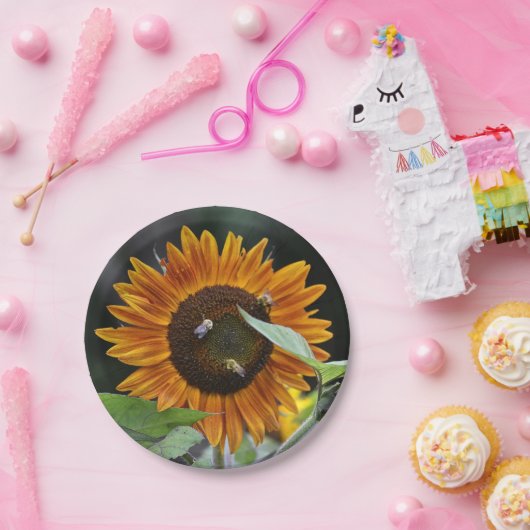 Atemberaubende Sonnenblume-Papierplatte Pappteller (Party)