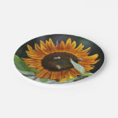 Atemberaubende Sonnenblume-Papierplatte Pappteller (Schrägansicht)