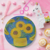 Atemberaubende Sonnenblume Pappteller (Party)