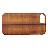 Atemberaubende Spalte hawaiische Koa Longboard Art Case-Mate iPhone Hülle (Rückseite (Horizontal))
