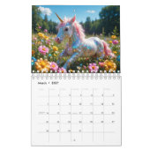 Atemberaubende Sparkling Unicorns Kalender (Mär 2027)