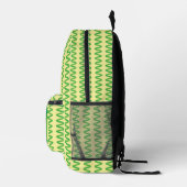 Atemberaubende Spirulina Bedruckter Rucksack (Rechts)