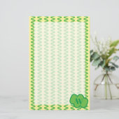 Atemberaubende Spirulina Briefpapier (Stehend Vorderseite)