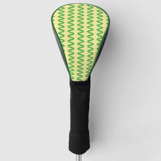 Atemberaubende Spirulina Golf Headcover (Vorderseite)