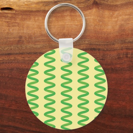 Atemberaubende Spirulina Schlüsselanhänger (Vorderseite)