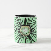 Atemberaubende Tasse aus Pfefferminz, Grün und sch (Zentrum)