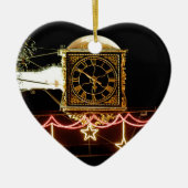 Atemberaubende Uhr Keramikornament (Vorne)