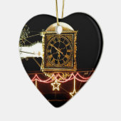 Atemberaubende Uhr Keramikornament (Links)