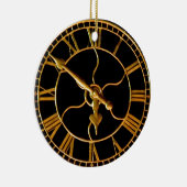 Atemberaubende Uhr Keramikornament (Rechts)