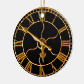 Atemberaubende Uhr Keramikornament (Links)