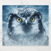 Atemberaubende Uhu Bierflaschenetikett (Einzelnes Label)