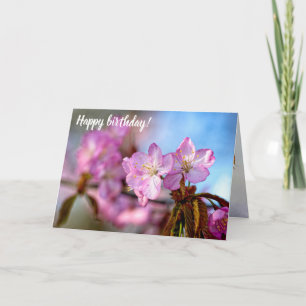 Atemberaubende und Phantastische Sakura-Blume im F Karte