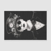 Atemberaubende Viktorianische Steampunk-Frau AC3-D Seidenpapier (Vorderseite)