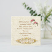 Atemberaubende Vintage Lesben-Engagement-Partei ei Einladung (Stehend Vorderseite)