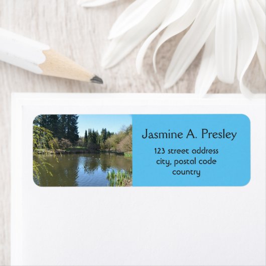 Atemberaubende Wasser-Teich-Adresse im Frühjahrsga (Insitu)