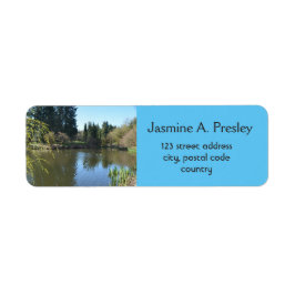 Atemberaubende Wasser-Teich-Adresse im Frühjahrsga