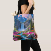 Atemberaubende Wasserfall & Bergwelt Tasche (Von Nahem)