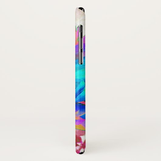 Atemberaubende Wasserfarbe Regenbogen Kaktus Dahli Case-Mate iPhone Hülle (Hinten/Links)