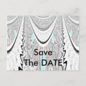 Atemberaubende, weiche Zyanfarben-Vektor-Illustrat Ankündigungspostkarte (Vorderseite)