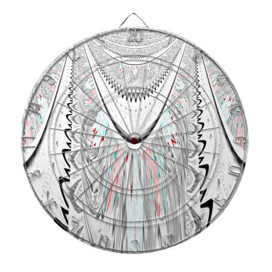 Atemberaubende, weiche Zyanfarben-Vektor-Illustrat Dartscheibe (vorne)