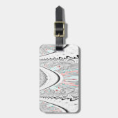 Atemberaubende, weiche Zyanfarben-Vektor-Illustrat Gepäckanhänger (Vorderseite vertikal)