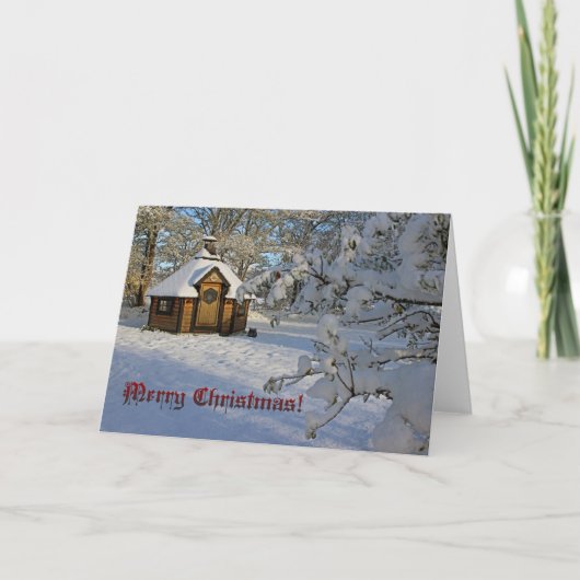 Atemberaubende Weihnachts-Grußkarte! Dankeskarte (Vorderseite)